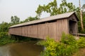 North Pole Road Covered Bridge in Brown County, Ohio Royalty Free Stock Photo