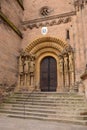 North portal ar the fassade of Imperial cathedral in Bamberg, Germany