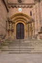 North portal ar the fassade of Imperial cathedral in Bamberg, Germany