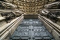 North portal at Cologne Cathedral, Germany Royalty Free Stock Photo