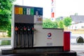 North Rhine-Westphalia, Germany - July 27, 2019: Total Gas Station. Total S.A. is a French multinational integrated oil and gas