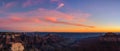 North Rim Moonrise Panorama, Grand Canyon National Park, Arizona Royalty Free Stock Photo