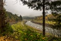 North Santiam river in fall Royalty Free Stock Photo