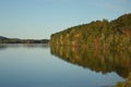 North Sauty reflection of fall Royalty Free Stock Photo