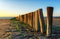 North Sea beach in Cadzand, Zeeland, Netherlands Royalty Free Stock Photo