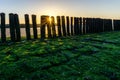 North Sea beach in Cadzand, Zeeland, Netherlands Royalty Free Stock Photo