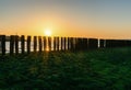 North Sea beach in Cadzand, Zeeland, Netherlands Royalty Free Stock Photo