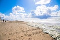 The North Sea, the Netherlands, Noordwijk. Royalty Free Stock Photo