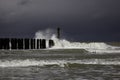 Storm on the North Sea Royalty Free Stock Photo