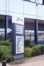 Exterior of DFDS corporate buildings at Port of Tyne terminal.