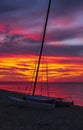 Sunset on the beach in Hawaii