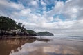 North Spain, Biskay Bay coast, part of Saint Jacob Way Royalty Free Stock Photo