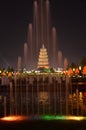 North Square of Big Wild Goose Pagoda in Xian