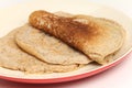 North Staffs oatcakes side view