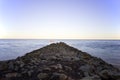 North Stradbroke Island Australia breakwater long exposure