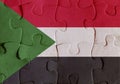 North Sudan flag puzzle