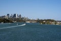 North Sydney business district viewed from Cockatoo Island