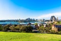 North Sydney and Harbour Bridge Royalty Free Stock Photo