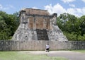 North Temple of the Great Ball Court, Chichen Itza Royalty Free Stock Photo