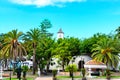 The village center of Santa Ursula a municipality of the Canary Island Tenerife