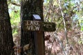 North Toledo Bend State Park - Trail Sign on Dogwood for Lake View