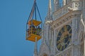 North tower of damaged cathedral in the earthquake that hit Zagreb