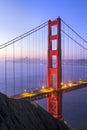 Golden Gate North Tower - San Francisco Bay California Royalty Free Stock Photo