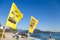 NORTH VANCOUVER, BC, CANADA - OCT 28, 2017: Protest signs at Cates Park with a message against the Kinder Morgan