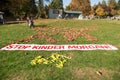 NORTH VANCOUVER, BC, CANADA - OCT 28, 2017: Protest signs at Cates Park with a message against the Kinder Morgan