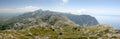 North view form summit of Sv. Ilja in Biokovo Royalty Free Stock Photo