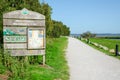 North wales Coastal path at Flint