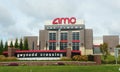 North Wales, Pennsylvania, U.S - October 21, 2023 - The front view of the AMC 309 Cinema Theatre at Gwynedd Crossing