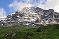 North wall of Eiger mountain, Switzerland