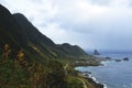 Rugged landscape of North-western coast of Lanyu Orchid island