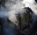 North Yorkshire moors Railway, Goathland, Yorkshire, Uk, October 2023. Steam locomotives at the gala celebration weekend.