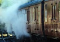 North Yorkshire moors Railway, Goathland, Yorkshire, Uk, October 2023. Steam locomotives at the gala celebration weekend.