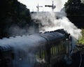 North Yorkshire moors Railway, Goathland, Yorkshire, Uk, October 2023. Steam locomotives at the gala celebration weekend.