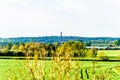 Northampton spring landscape on bright sunny day Royalty Free Stock Photo