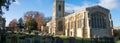 Northampton, U.K., November 18, 2019 - Castle Ashby parish Church on a sunny autumn morning Royalty Free Stock Photo