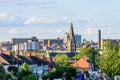 Northampton UK - Aug 15 2017: Cloudy Day Cityscape View of Northampton UK Royalty Free Stock Photo