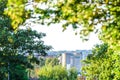 Northampton UK - Aug 15 2017: Cloudy Day Cityscape View of Northampton UK Royalty Free Stock Photo