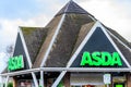 Northampton UK January 06 2018: Asda Superstore logo sign exterior