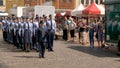 Northampton UK: 29 June 2019 - Armed Forces Day Parade Cadets marching on Market Square