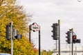 Northampton UK October 29, 2017: Fridays Restaurant logo sign in Sixfields Retail Park