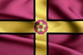 Northamptonshire flag illustration