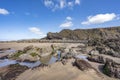 Northcott Mouth beach Cornwall Royalty Free Stock Photo