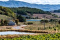 Northeast China rural countryside landscape in autumn