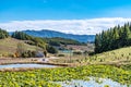 Northeast China rural countryside landscape in autumn