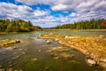 Northeast Creek, on Mount Desert Island in Bar Harbor, Maine. Royalty Free Stock Photo