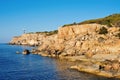 Northeastern coast of Ibiza Island, Spain Royalty Free Stock Photo